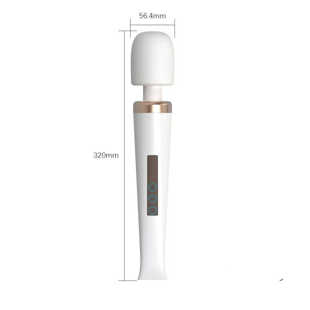 Lily Wand Vibrator – 10 Modes Powerful Body Massager with 3 Speeds, USB Rechargeable