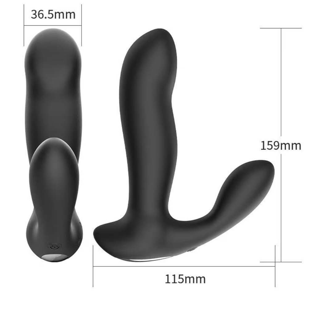 Remote Control Prostate Massager – Dual Motor P-Spot & Perineum Stimulator with 7 Vibration Modes