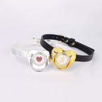 Couples’ Intimacy Training Accessories Set | Crystal Pacifier Gag | Chain Nipple Clips