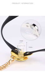 Couples’ Intimacy Training Accessories Set | Crystal Pacifier Gag | Chain Nipple Clips