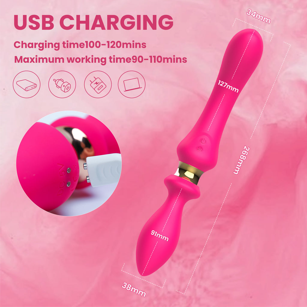10 Modes G-Spot Vibrator – Powerful, Quiet, Waterproof, USB Rechargeable