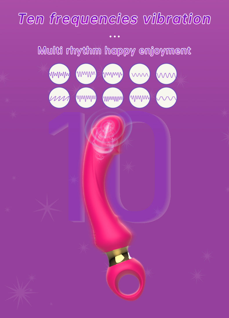 G-Spot Vibrator – 10 Modes, Waterproof, Magnetic Charging