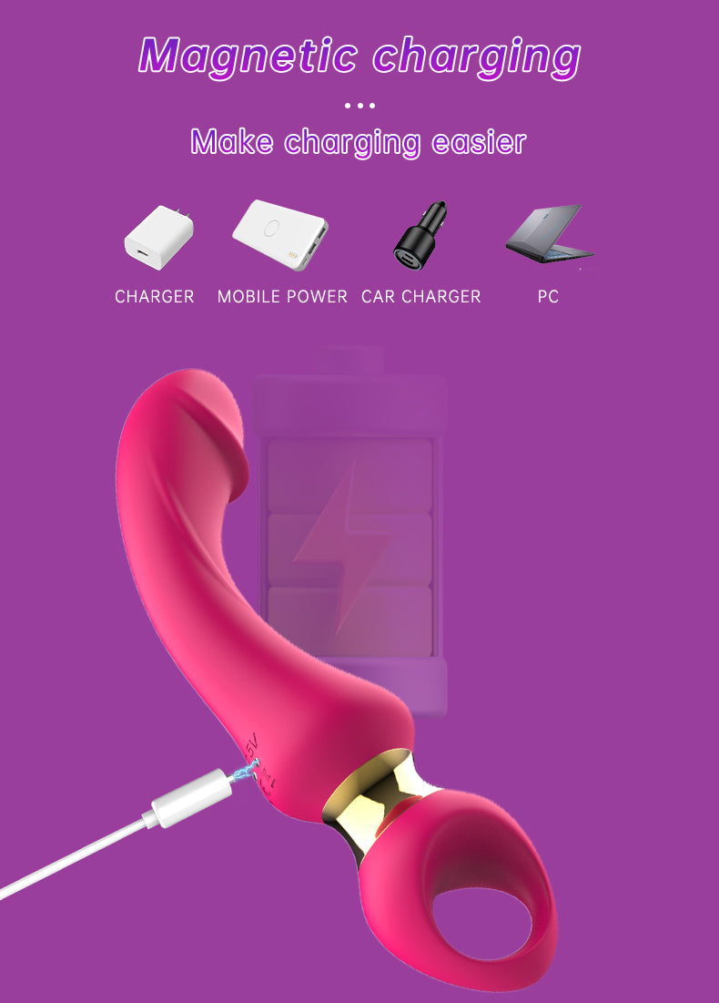 G-Spot Vibrator – 10 Modes, Waterproof, Magnetic Charging