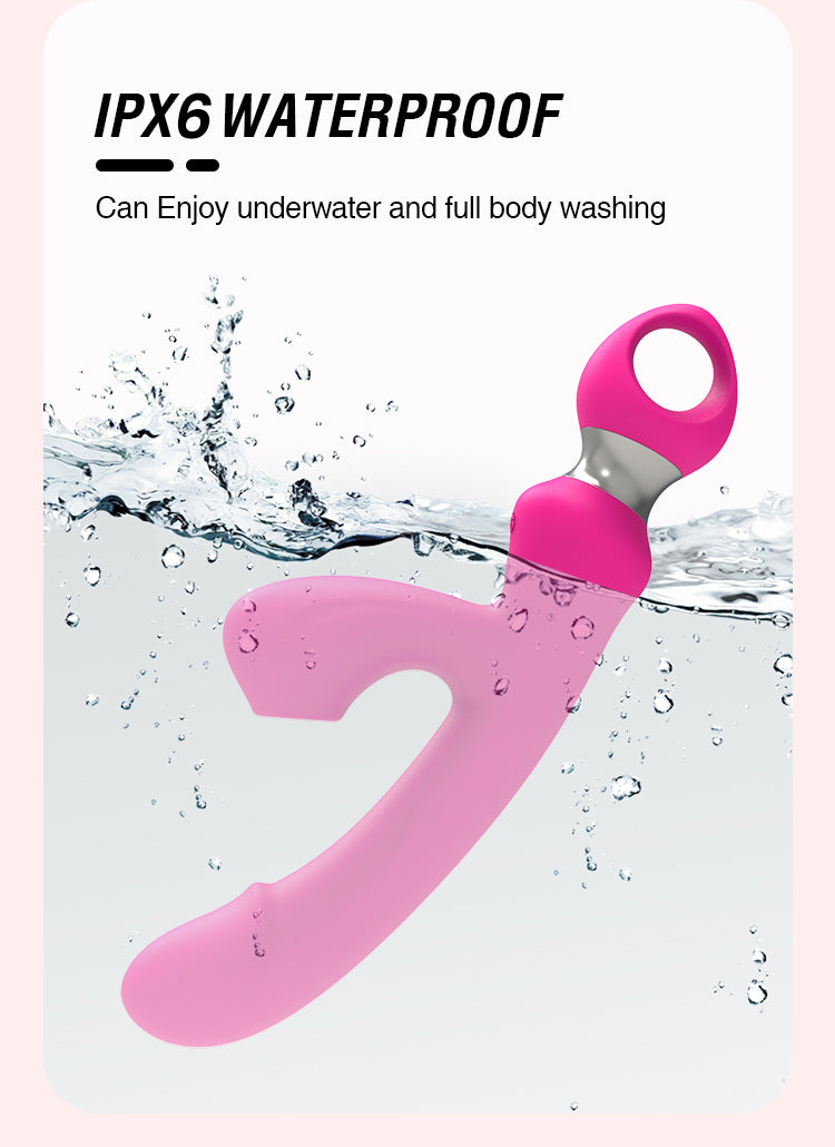10 Modes Dual-Stimulation Rabbit Vibrator – Quiet, Waterproof, USB Rechargeable