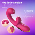 Luxury Dual Stimulation Vibrator – G-Spot & Clitoral, 10 Modes, Waterproof