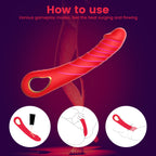 Heated Realistic Vibrator – 10 Modes, Fast Heating 38–42°C, Waterproof