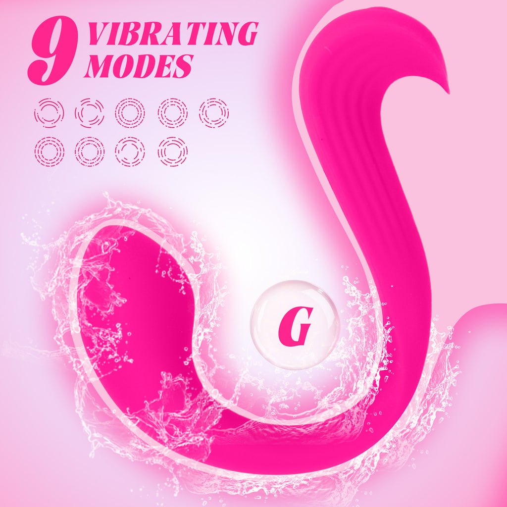 App-Control Flexible G-Spot Vibrator – Bendable Fit, 9 Modes, Waterproof