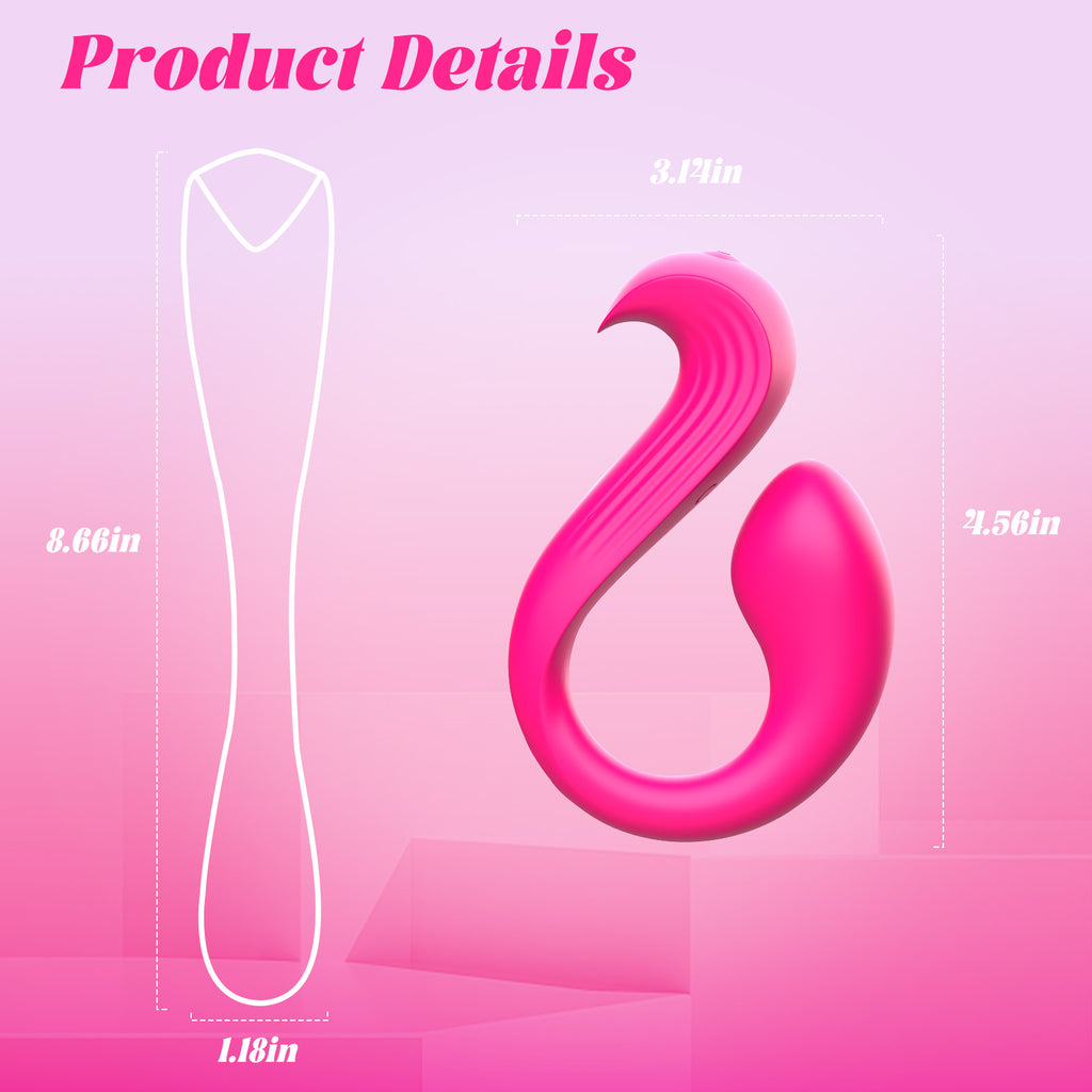 App-Control Flexible G-Spot Vibrator – Bendable Fit, 9 Modes, Waterproof