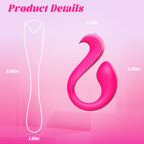 App-Control Flexible G-Spot Vibrator – Bendable Fit, 9 Modes, Waterproof