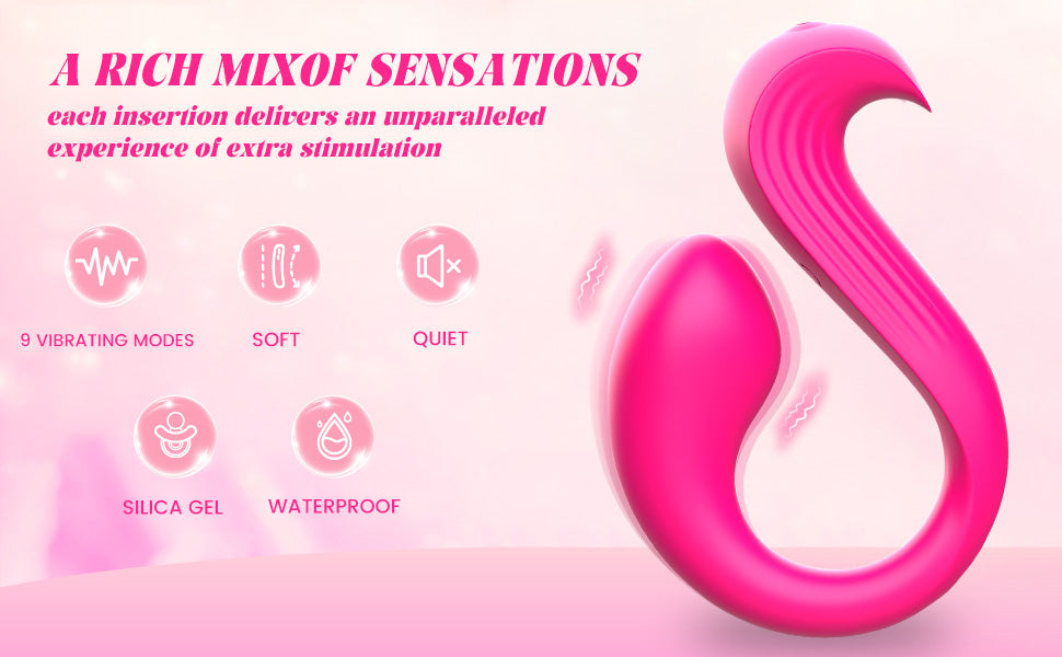 App-Control Flexible G-Spot Vibrator – Bendable Fit, 9 Modes, Waterproof