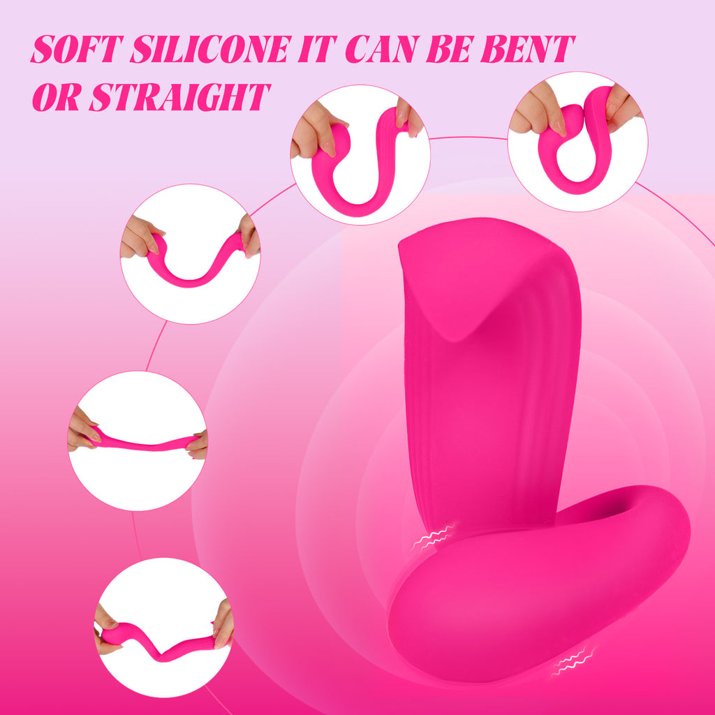App-Control Flexible G-Spot Vibrator – Bendable Fit, 9 Modes, Waterproof