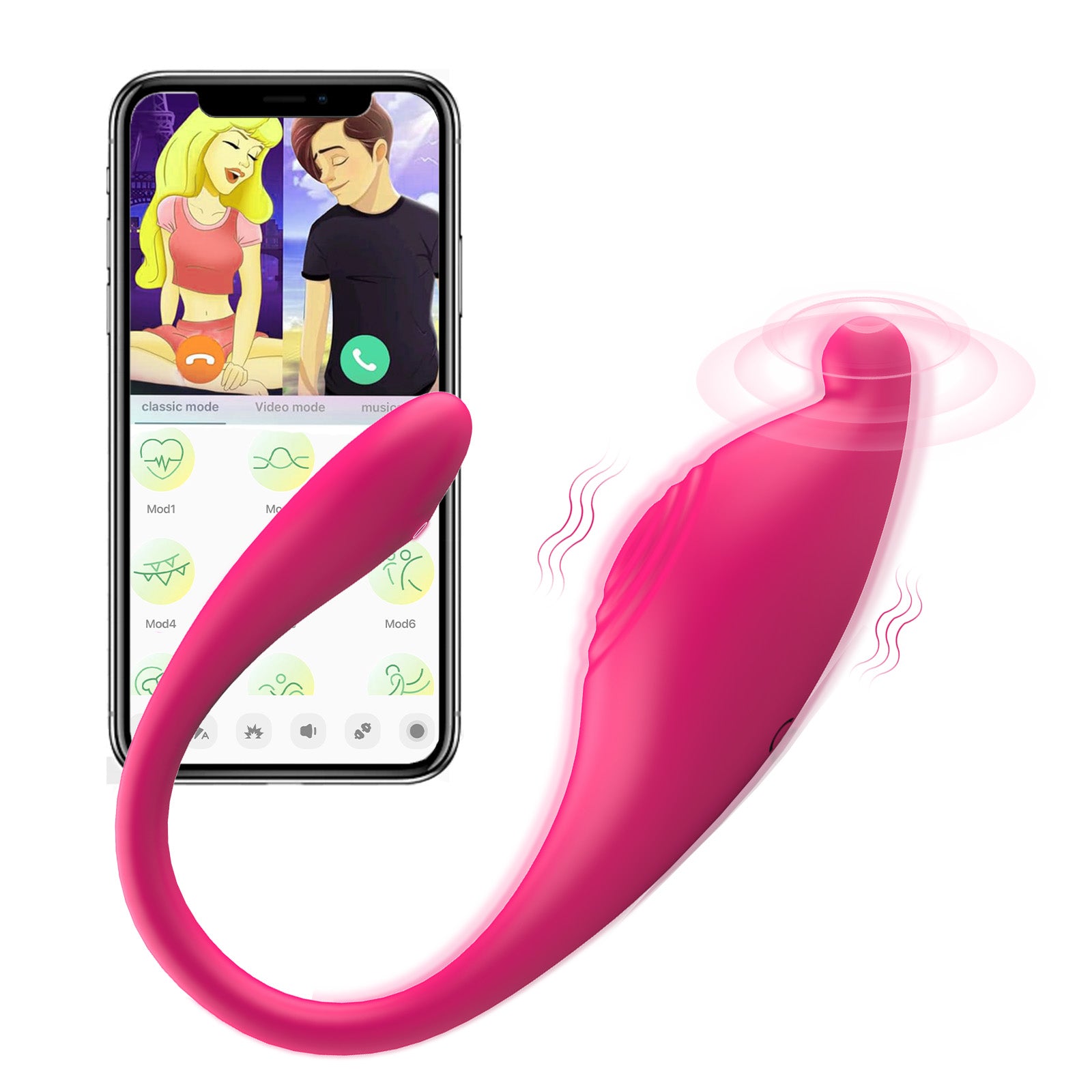 App-Control Wearable Love Egg Vibrator – Remote Control, 9 Modes, Waterproof