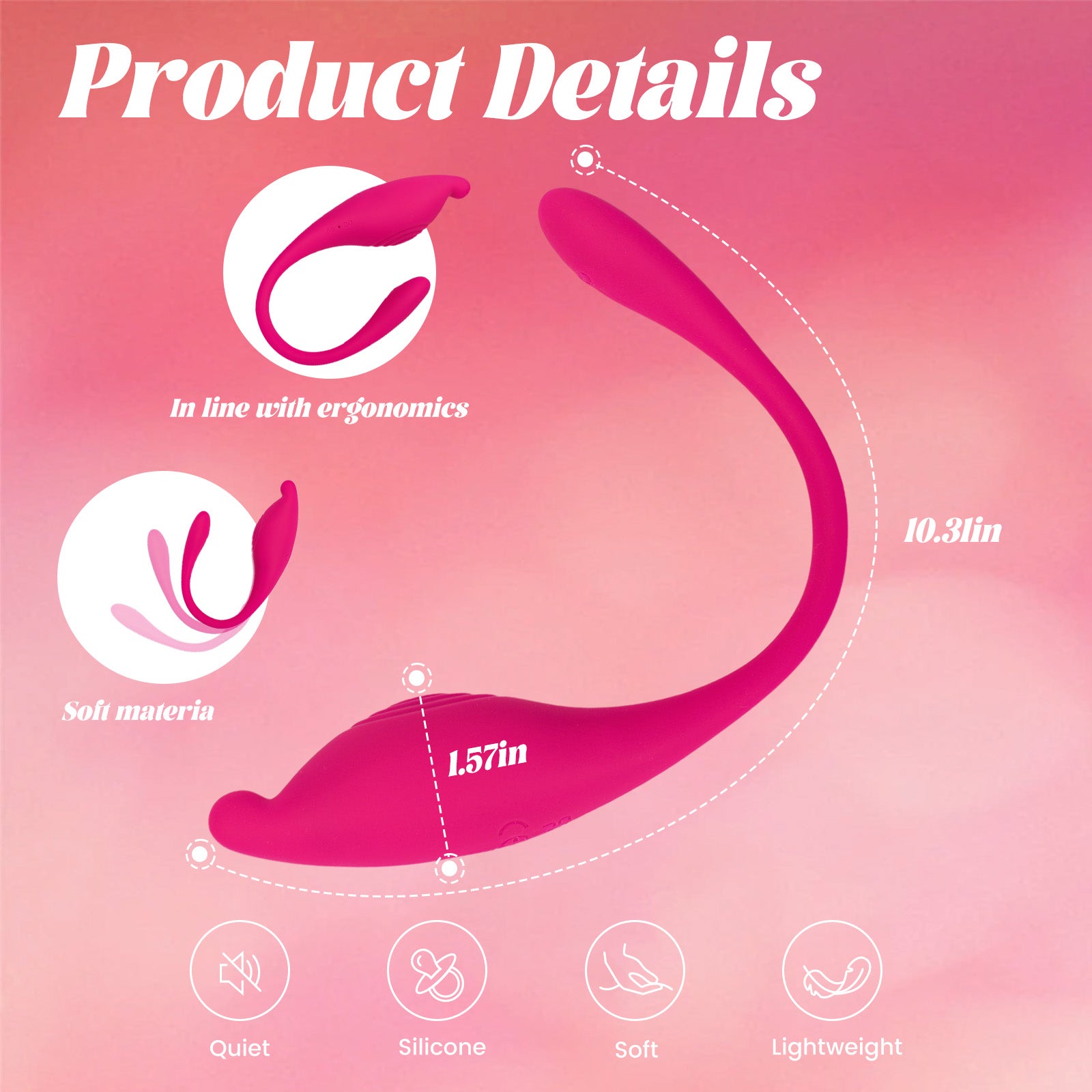 App-Control Wearable Love Egg Vibrator – Remote Control, 9 Modes, Waterproof