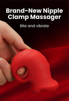 Vibrating Nipple Clamps – 10 Modes, Waterproof, Ultra-Quiet