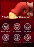 Vibrating Nipple Clamps – 10 Modes, Waterproof, Ultra-Quiet
