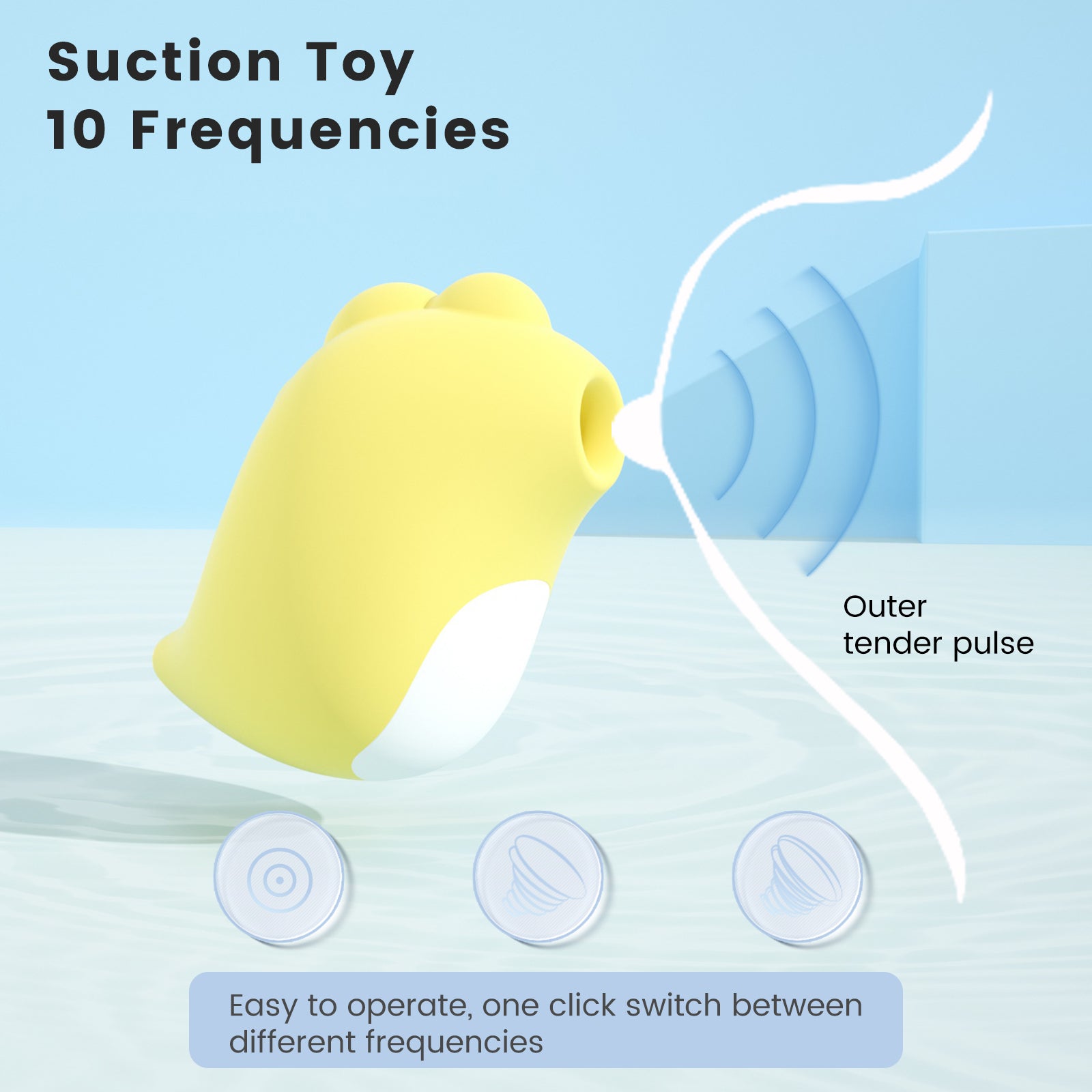Air Pulse Clitoral Stimulator – 10 Modes, Waterproof, Ultra-Quiet