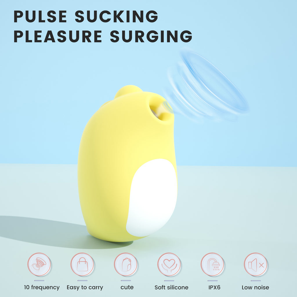 Air Pulse Clitoral Stimulator – 10 Modes, Waterproof, Ultra-Quiet