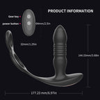 Prostate Massager with Remote – 10 Modes, Telescopic Vibration, Rechargeable, Waterproof