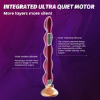 Luxury Beaded Vibrator with Remote Control – 10 Modes, Waterproof Silicone