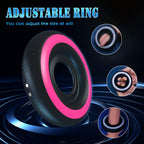 Adjustable Vibrating Cock Ring – Remote Control, 10 Modes, Waterproof Delay Enhancer