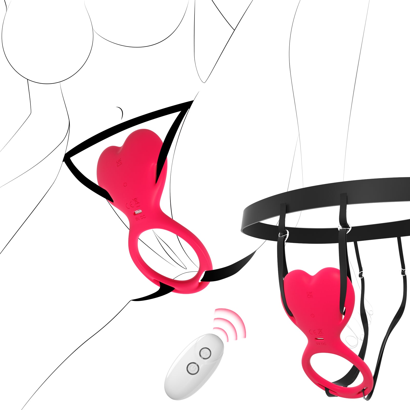 Remote Control Wearable Panty Vibrator – Couples Toy, 10 Modes, Waterproof & Ultra-Quiet