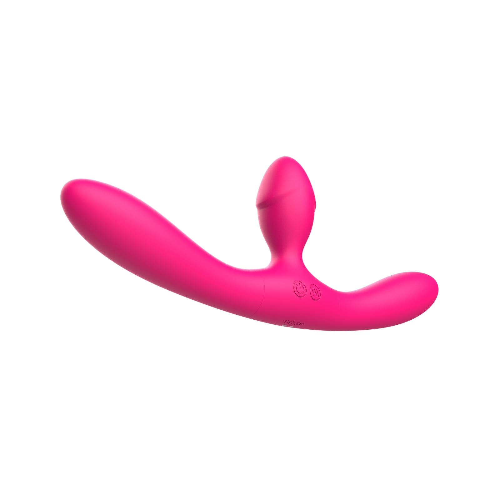 Dual-Stimulation Vibrator – 7 Modes, Remote Control, Waterproof, Soft Silicone