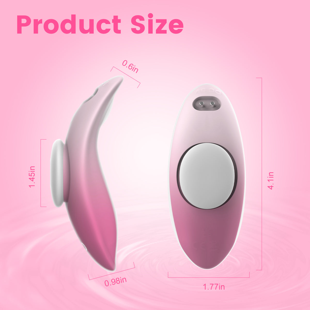 Remote Control Wearable Panty Vibrator – Magnetic Fit, 10 Modes, Ultra-Quiet & Rechargeable