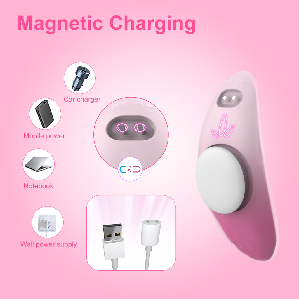 Remote Control Wearable Panty Vibrator – Magnetic Fit, 10 Modes, Ultra-Quiet & Rechargeable