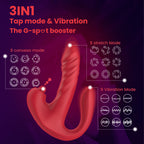 3-in-1 Rabbit Vibrator – Thrusting, G-Spot & Clitoral Stimulation, Waterproof
