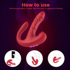 3-in-1 Rabbit Vibrator – Thrusting, G-Spot & Clitoral Stimulation, Waterproof