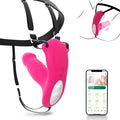 App Remote Wearable Thrusting & Vibrating Dildo – 3-in-1 Clit Stimulator, 9 Modes, Waterproof