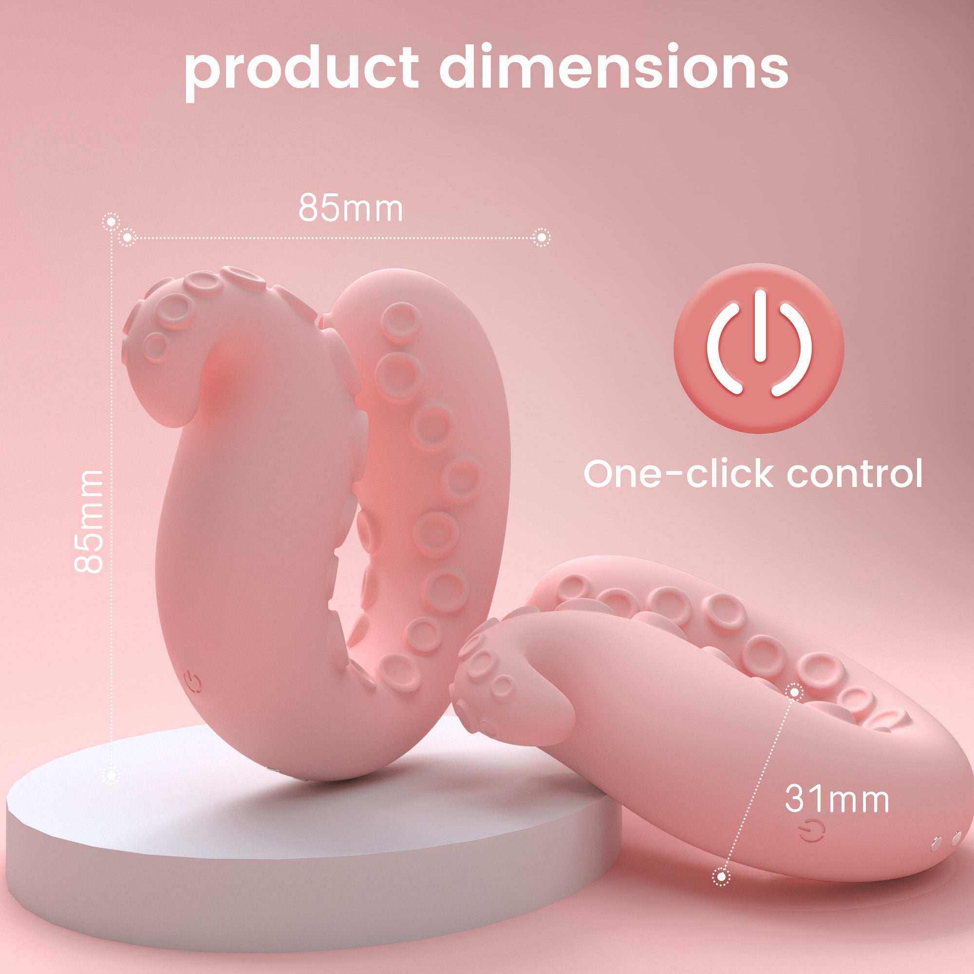 Discreet Wearable Vibrator – Dual Stimulation for C & G Spot, Quiet & Waterproof