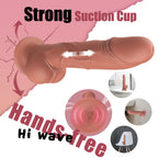 Remote Control Thrusting & Vibrating Realistic Dildo – 10 Modes, Suction Cup, Waterproof Silicone