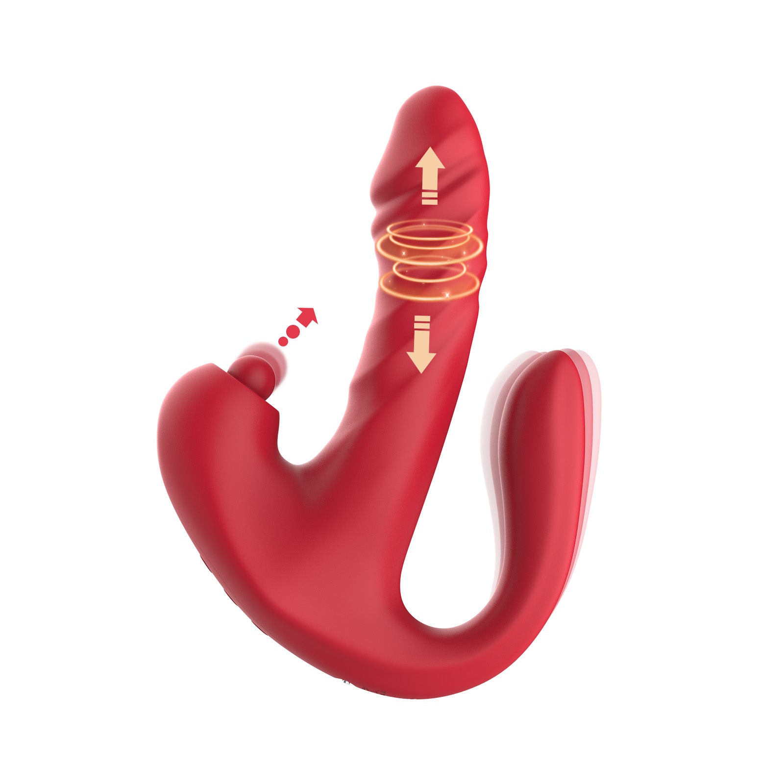 3-in-1 Rabbit Vibrator – Thrusting, G-Spot & Clitoral Stimulation, Waterproof