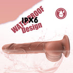 Remote Control Thrusting & Vibrating Realistic Dildo – 10 Modes, Suction Cup, Waterproof Silicone