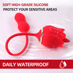 3-in-1 Dual-Action Vibrator with Tongue Licking, Thrusting & Vibration – Independent Controls