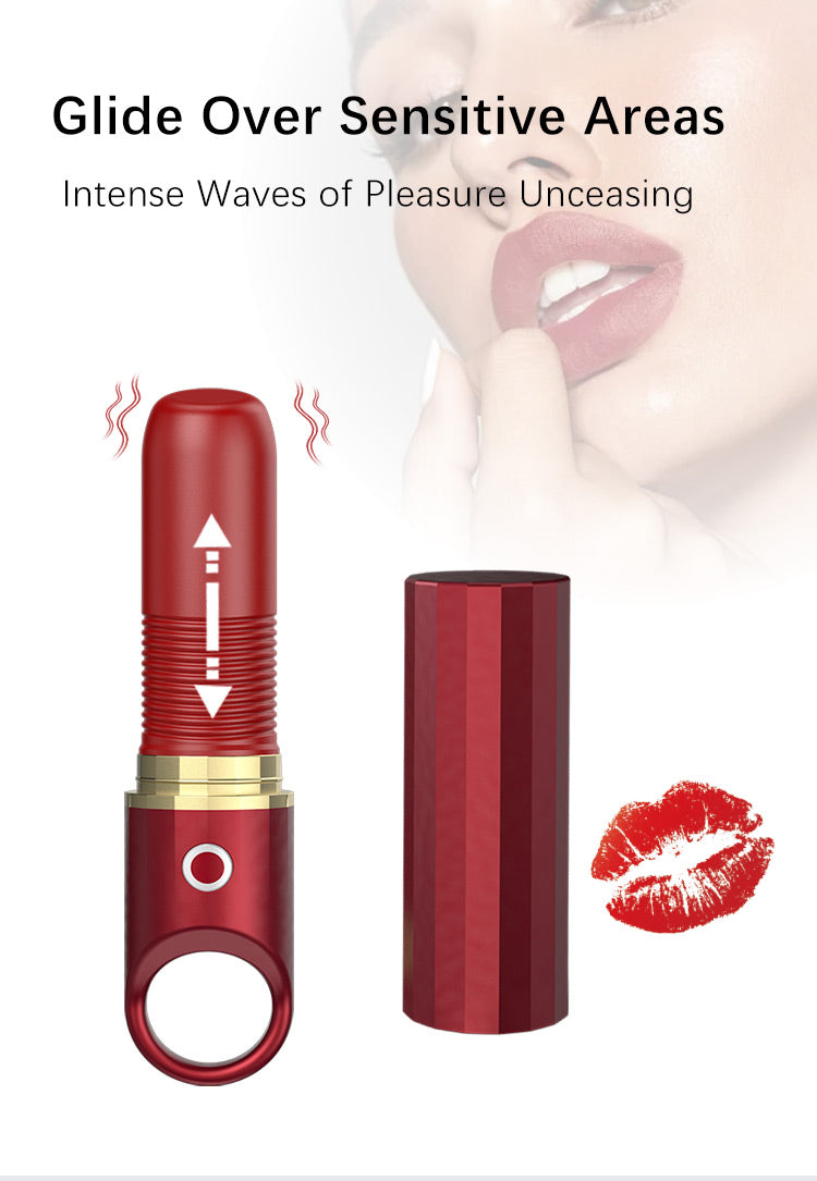 Rechargeable Thrusting Bullet Vibrator – 10 Modes, Waterproof, Compact Design
