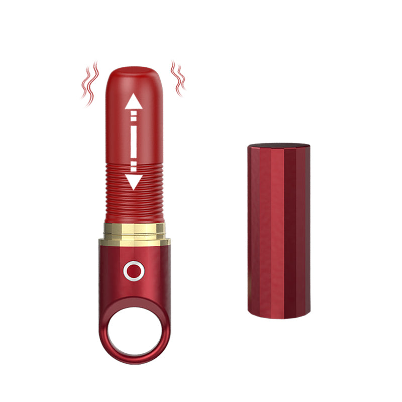 Rechargeable Thrusting Bullet Vibrator – 10 Modes, Waterproof, Compact Design