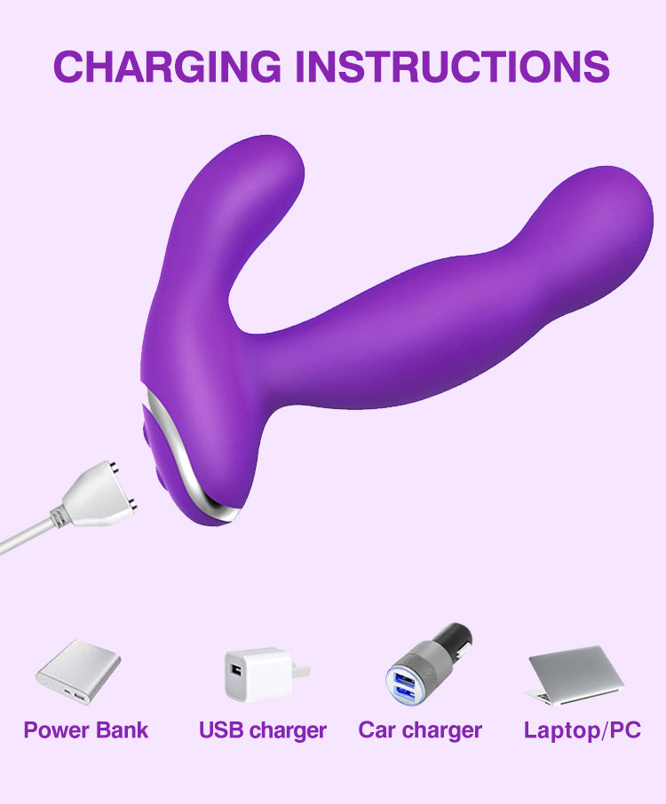 G-Spot Vibrator with Clitoral Stimulator – 8 Vibration Modes, Dual Stimulation
