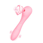 3-in-1 Heating Suction & Vibration Wand – 8 Modes Quiet Waterproof Silicone Massager