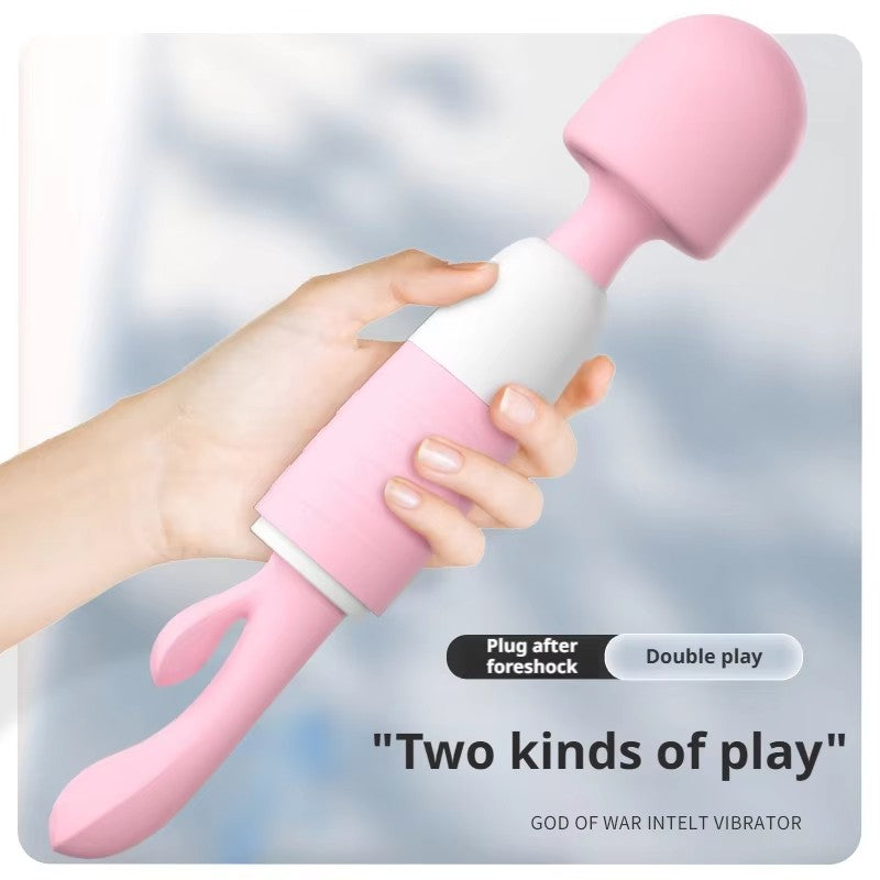 Dual-Head Vibrator with 11 Modes & Powerful Quiet Motor