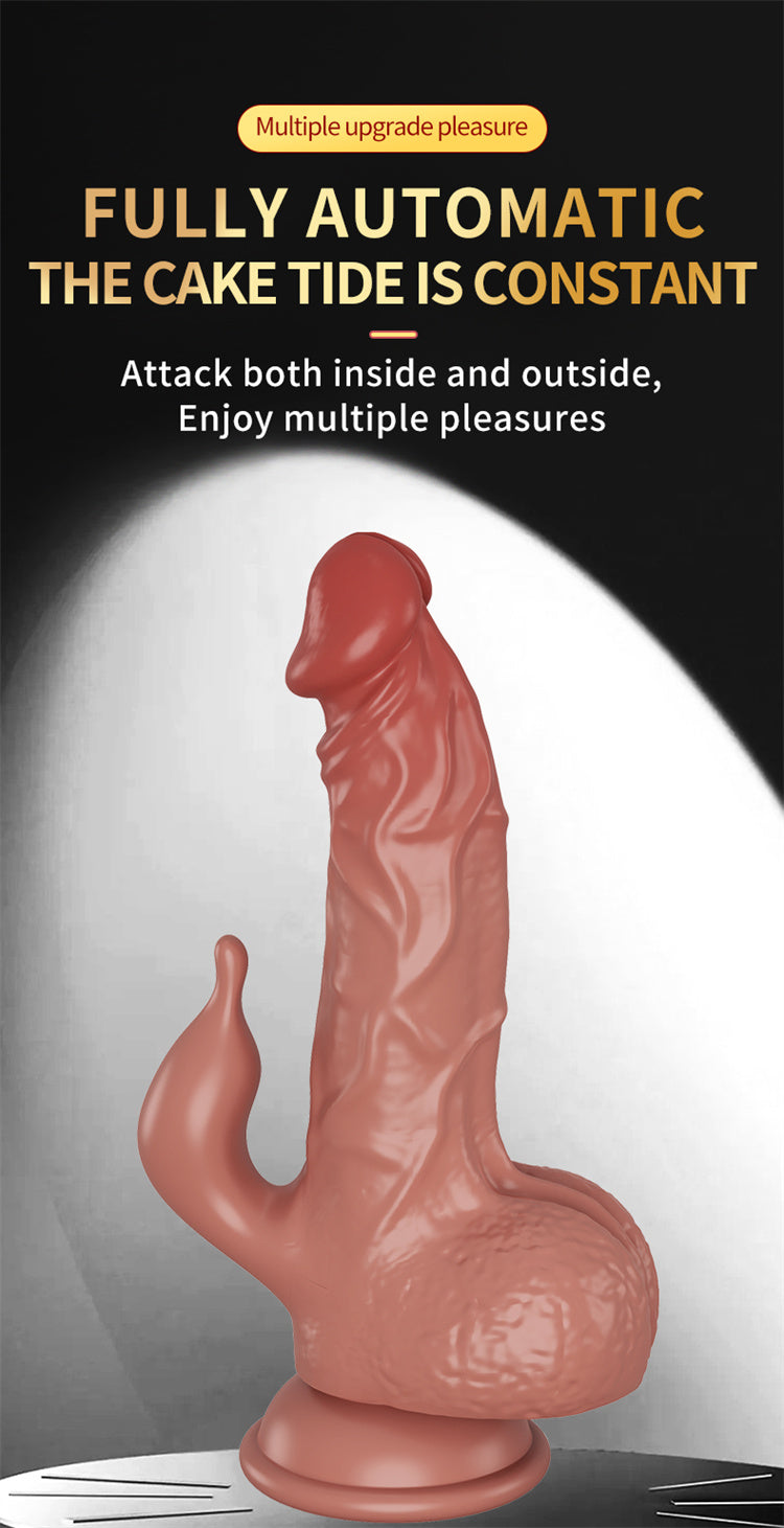 Heated Dual Stimulation Vibrator with Suction Base & App Control