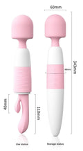 Dual-Head Vibrator with 11 Modes & Powerful Quiet Motor