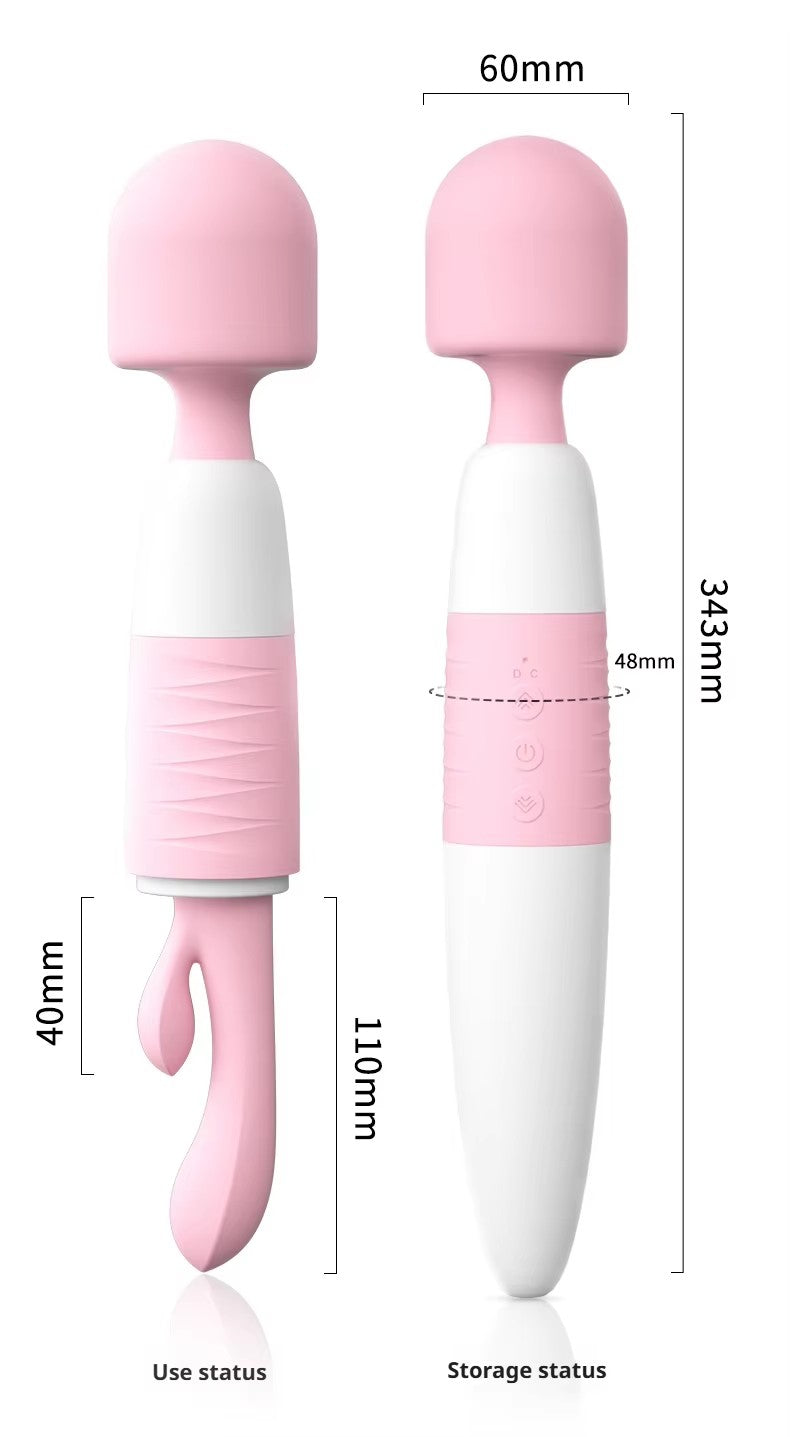 Dual-Head Vibrator with 11 Modes & Powerful Quiet Motor