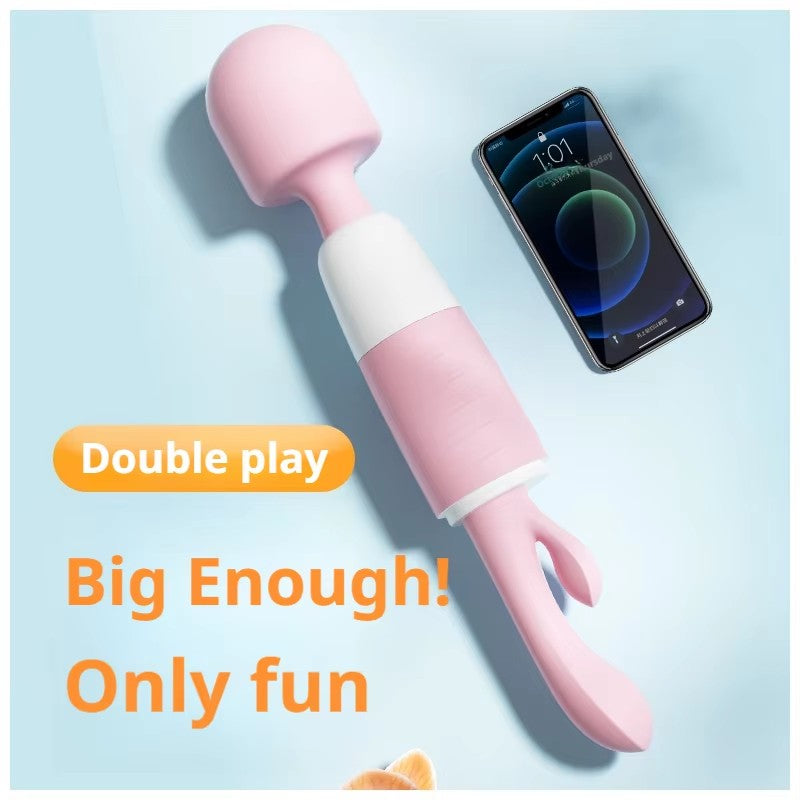 Dual-Head Vibrator with 11 Modes & Powerful Quiet Motor