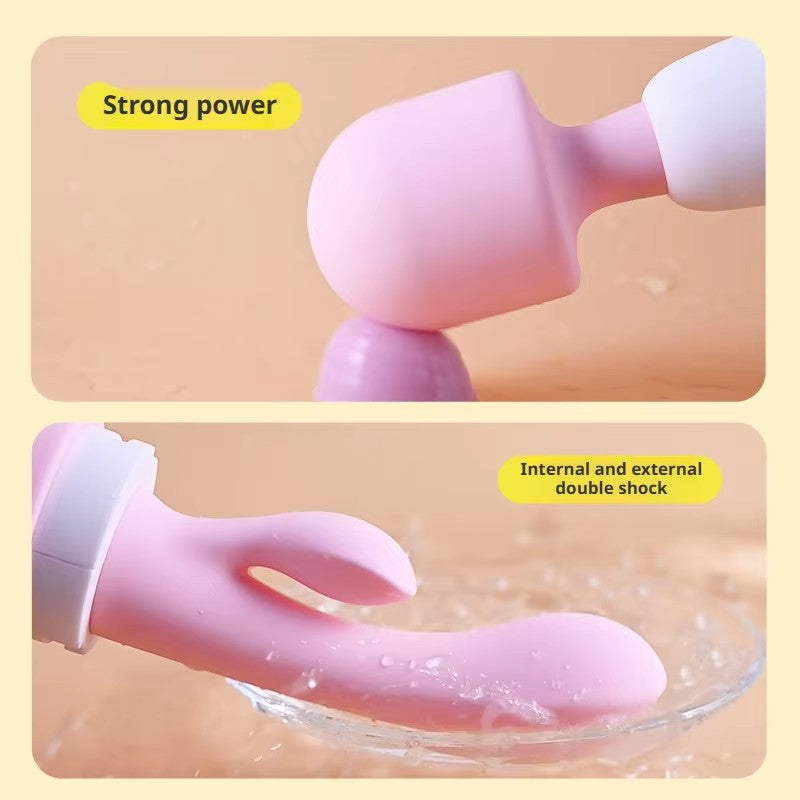 Dual-Head Vibrator with 11 Modes & Powerful Quiet Motor