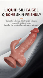 Heated Dual Stimulation Vibrator with Suction Base & App Control