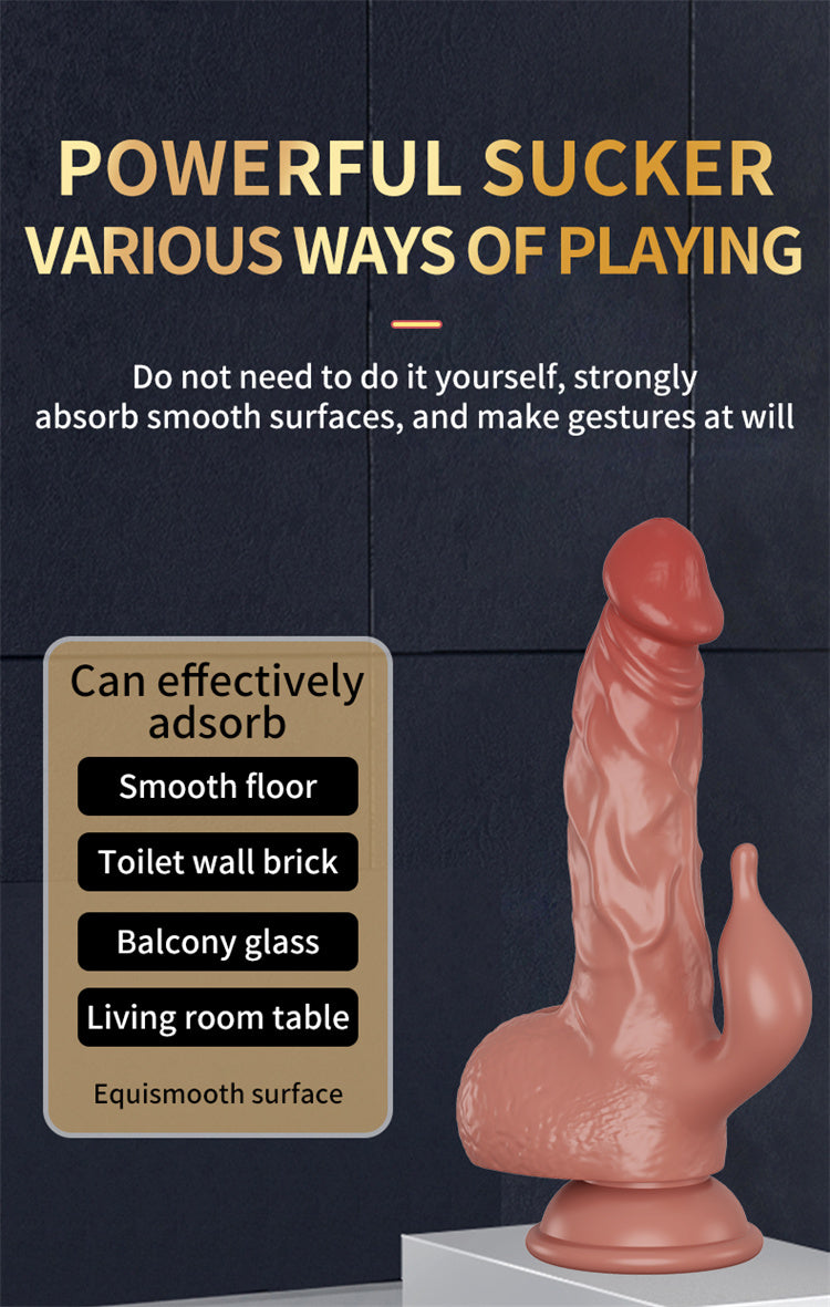 Heated Dual Stimulation Vibrator with Suction Base & App Control