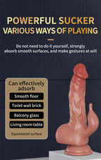 Heated Dual Stimulation Vibrator with Suction Base & App Control