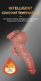 Heated Dual Stimulation Vibrator with Suction Base & App Control